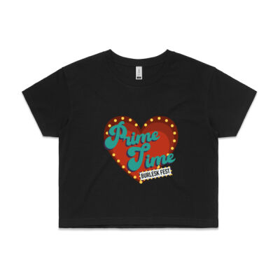 Prime Time Burlesk Fest Crop Tee Thumbnail